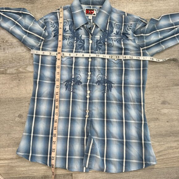 Panhandle Slim Brooks & Dunn Women's Pearl Snap Western Shirt I36 - Picture 4 of 5